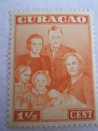 1943 Curacao Birth Of Princess Margeit 11/2c Orange &21/2c Carmine U/m Mi.  204/5