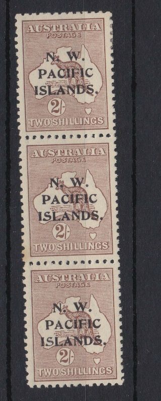 Png265) Guinea Nwpi 1915 - 16 2/ - Brown Kangaroo 3rd Wmk Sg 96