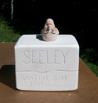Witch Head S & H S37 - H By Vernon Seeley 1977 Ceramic Pottery Doll Mold