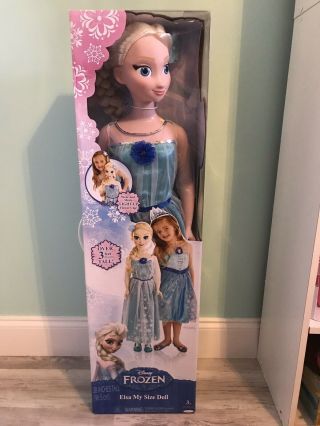 Disney Elsa My Size Doll 38 Inch Rare