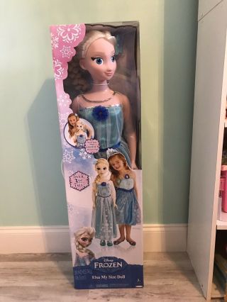 Disney Elsa My Size Doll 38 Inch Rare 2
