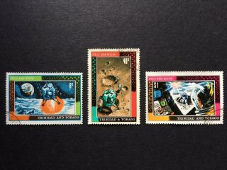 Trinidad And Tobago 1969; First Man On The Moon Set; Sg361 - 363; Fine.