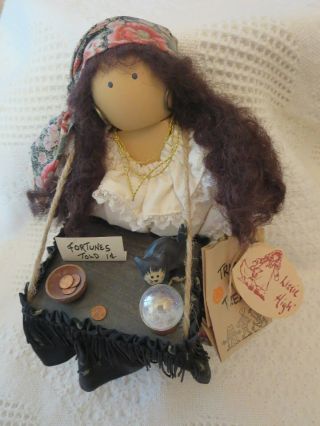 Lizzie High Doll Halloween Gypsy Fortune Teller Crystal Ball