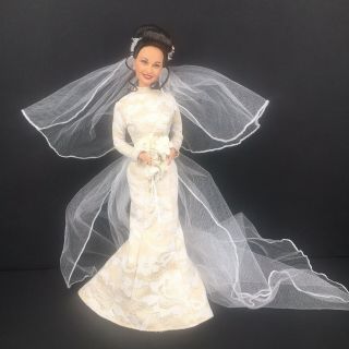 1995 Erika Kane All My Children Barbie Doll Champaign Lace Wedding 23004