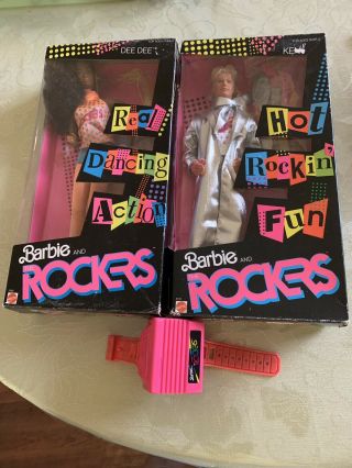 Barbie Rockers Dolls Ken And Deedee Plus Radio