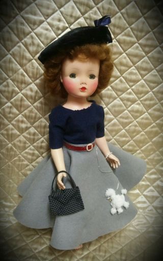 1950s 18 Inch Madame Alexander Tagged Winnie Walker Doll