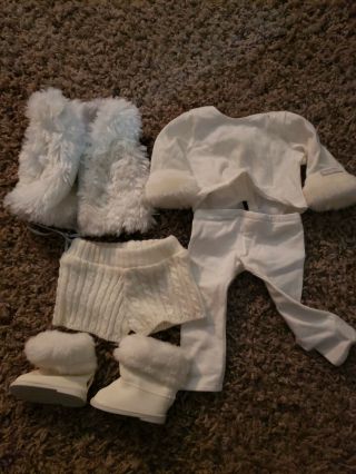 American Girl Doll Winter White Outfit Truly Me
