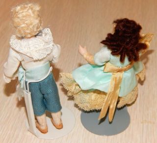 Vintage Bisque Doll - Boy and Girl 4 1/2 
