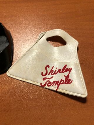 Vintage 1950’s Shirley Temple Doll Black Shoes & Purse For 12” Doll 3