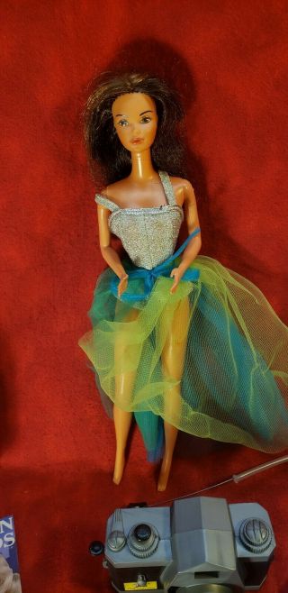 Fashion Photo Superstar PJ Barbie Doll 2323,  1978 - 79 w/ Box Camera and Stand 2