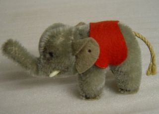 Lovely Vtg 50s Steiff Mohair Elephant