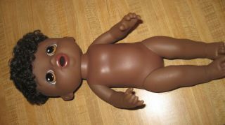 2017 Hasbro Baby Alive Black Boy Drink And Wet Baby Doll