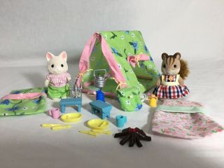 Calico Critters/sylvanian Families Best Friends Camping Set With Tent