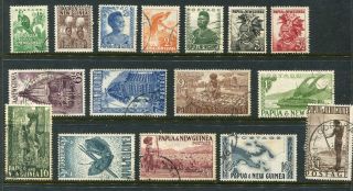 Papua Guinea 1952 Definitive Set
