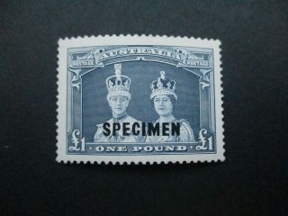 Australian Pre Decimal Stamps: Robes Specimen - Rare (o535)