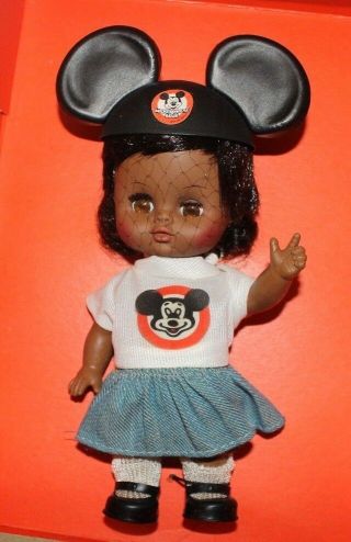 Vintage Horsman Rare Disney African American Mouseketeer Doll Nrfb