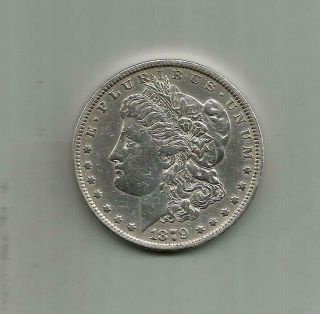 An 1879 Orleans United States Of America Silver One Dollar Coin Usa