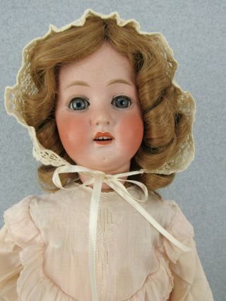 24 " Antique Bisque Head Composition German Heubach Dolly Face Doll