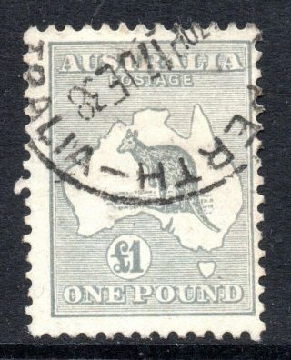 Australia: 1932 Roo £1 Sg 137