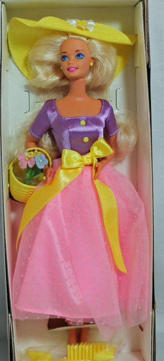 Barbie 15201 Ln Box 1995 Avon Spring Blossom Blonde Doll