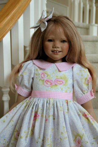 Ooak Spring Dreams Dress Set For Himstedt Doll 35 " - 38 " Glorias Garden