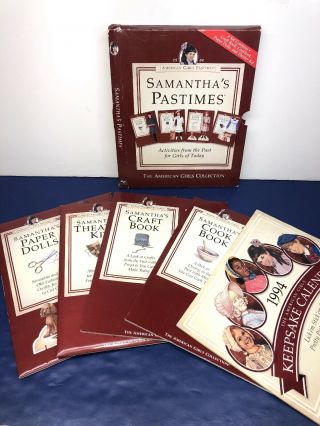 American Girl Doll “samantha” Pastimes Activities Paper Dolls,  Craft,  Cook Book