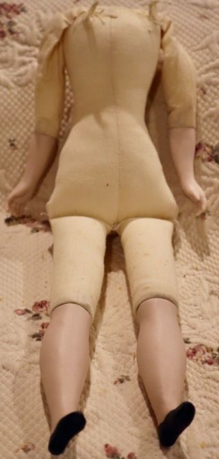 Replacement 12 " Quality Doll Body For China Head,  Parian Or Wax Doll