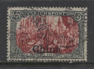 1901 German Offices China 5 Mark Issue - Shanghai -,  $ 469.  00