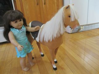 American Girl Palomino Horse Saddle & Blanket