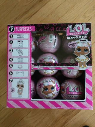 L.  O.  L.  Surprise Series 2 Glam Glitter Doll Case Of 18 Lols