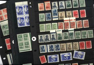 Lithuania,  German Wwii Occupation,  Wonderful Assortment Of Stamps