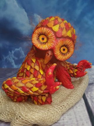OOAK Reborn Baby Owl.  Mertyl Kit By Jade warner. 3