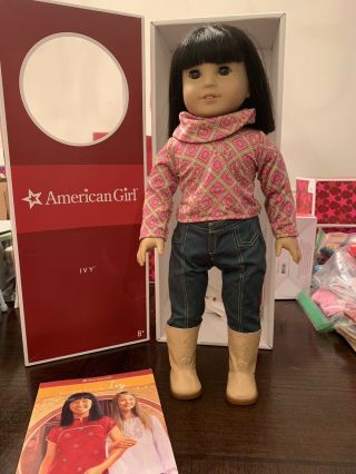 American Girl Ivy Ling Retired With Box And Book