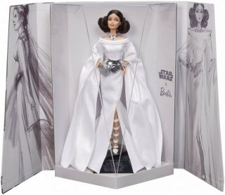 Princess Leia Star Wars X Barbie Doll - Gold Label - Robert Best Pre - Order Rare
