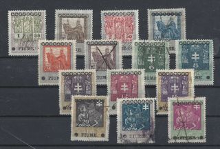 Fiume First Revenues 2FI To 50 Kor 38 Diff Values Seldom Seen (2 Cards) (N41) 2