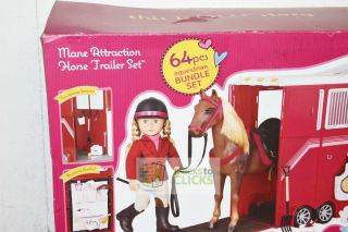 Battat Our Generation Mane Attraction Horse Trailer Set With 18 Doll and Horse 2