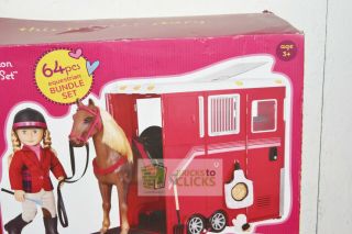 Battat Our Generation Mane Attraction Horse Trailer Set With 18 Doll and Horse 3