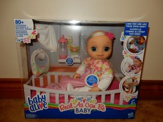 Baby Alive Real As Can Be Baby Blonde Doll Usps Ship
