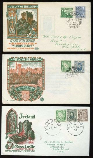 Ireland - 1952 - 1971 Complete Set Of 20 Staehle Cachet St Patrick 