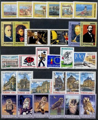 2003 Romania,  Rumänien,  Roumanie,  Rumania,  Year Set,  Yearset,  Jg=67 Stamps,  9 S/s,  Mnh