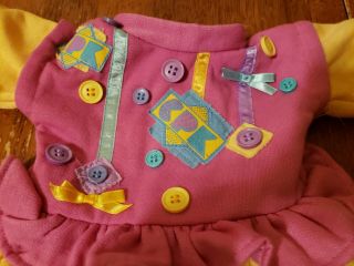 Cabbage Patch kids Designer line outfit button dress 3