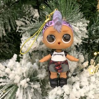 Lol Surprise Punk Boi Doll Xmas Tree Decoration Doll Hanging Ornament Xmas Gifts