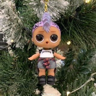 LOL Surprise Punk Boi Doll Xmas Tree Decoration Doll Hanging Ornament Xmas Gifts 2