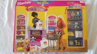 1998 Barbie Mattel Kb Toys Toy Store Playset Nrfb Nib Yellow Car Version