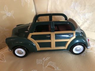 Calico Critters/sylvanian Families Green Woody Car With Baby Seats