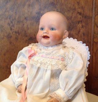 Georgene Averill Bonnie Babe Doll In Long White Dress