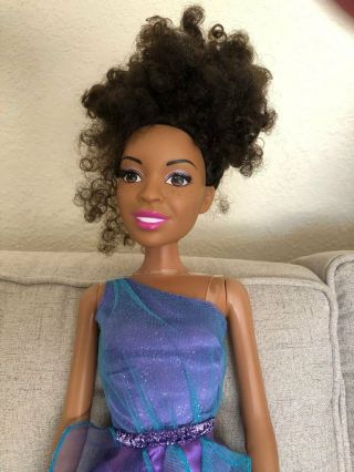 28 " Barbie My Best Fashion Friend Doll Curly Black Hair 2001