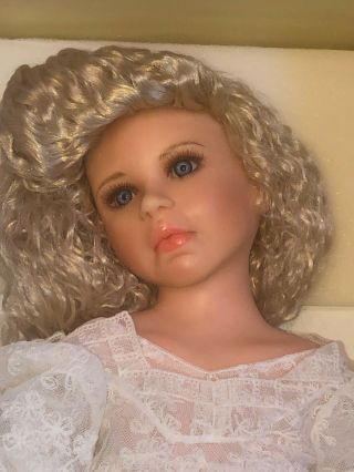 Stunning Karen Alderson Heavenly 27 " Resin And Cloth Doll Nrfb Ltd 67/1000