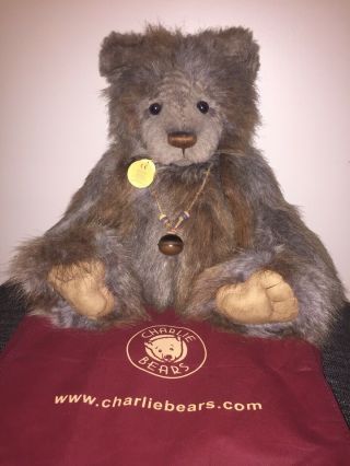 Charlie Bear Woodford Rare Bear.  With Tags On Stunning Bear