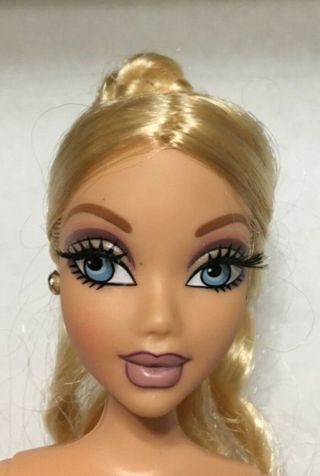 Barbie My Scene Kennedy Doll Blonde Hair Blue Eyes Rooted Eyelashes